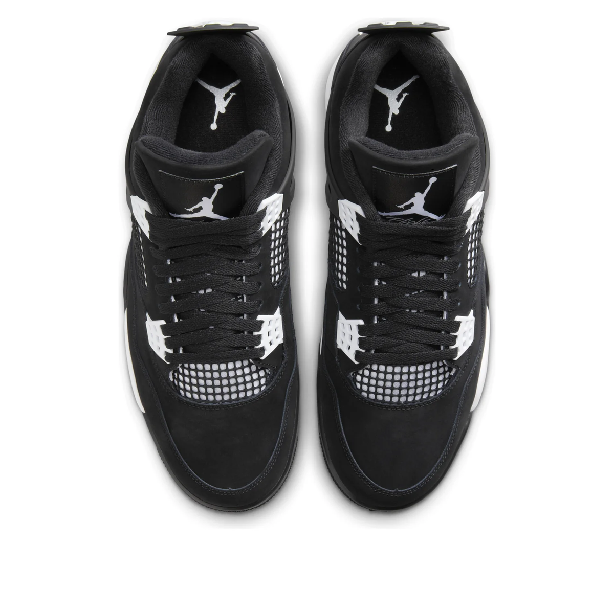 Nike Air Jordan 4 Retro White Thunder Black & White Sneakers