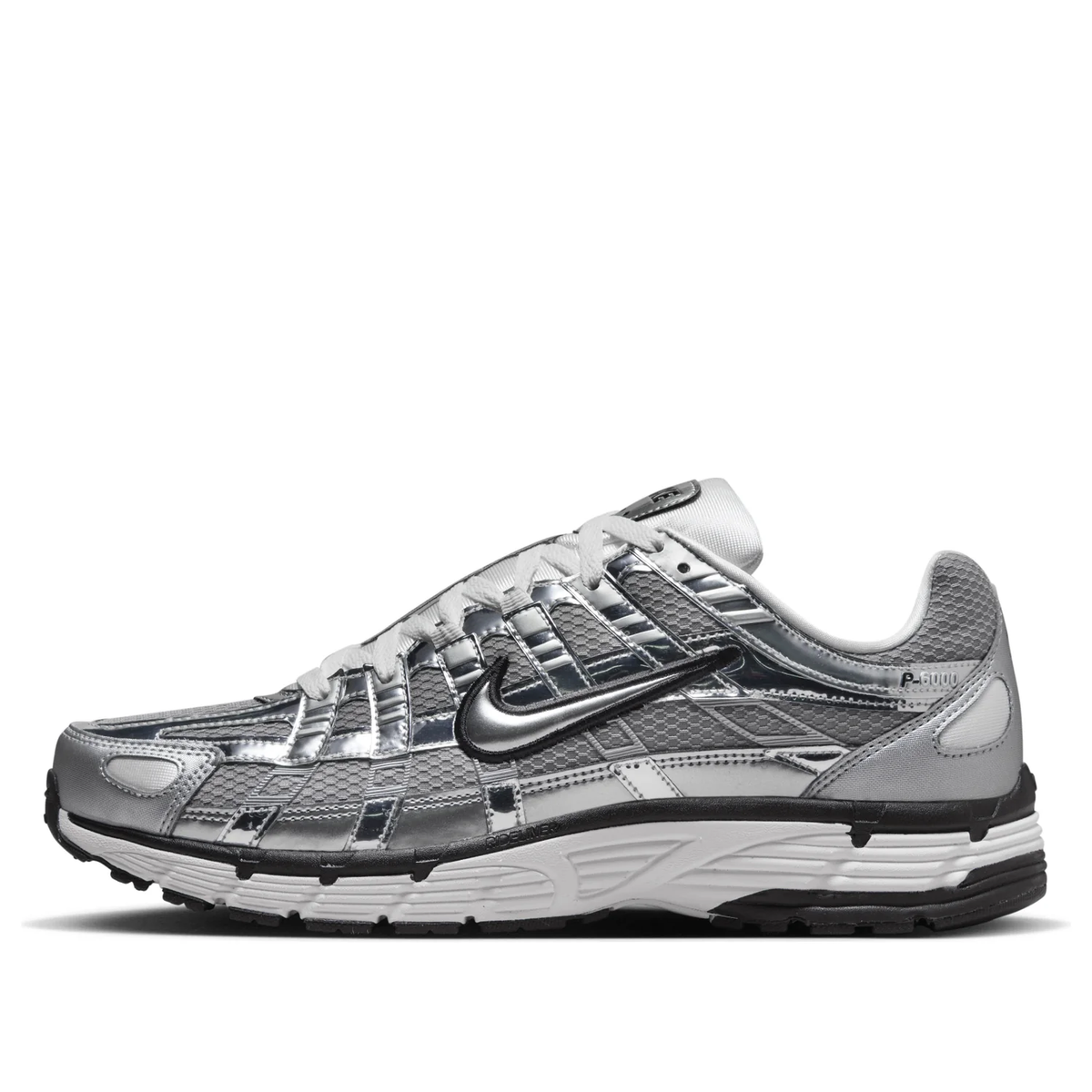 Nike P-6000 Metallic Silver Sneakers