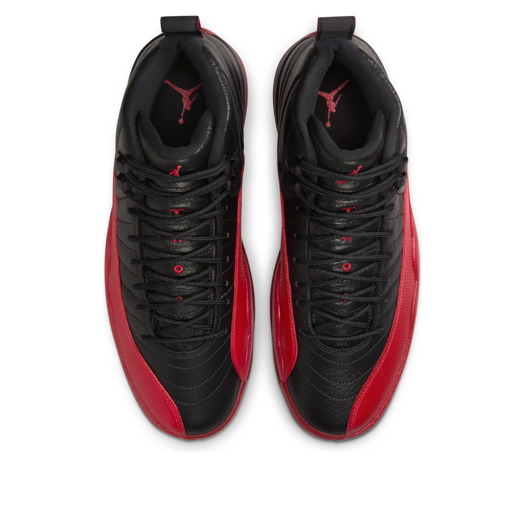 Nike Air Jordan 12 Retro Black & Red Sneakers