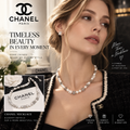 CHANEL Pearl Chain Necklace