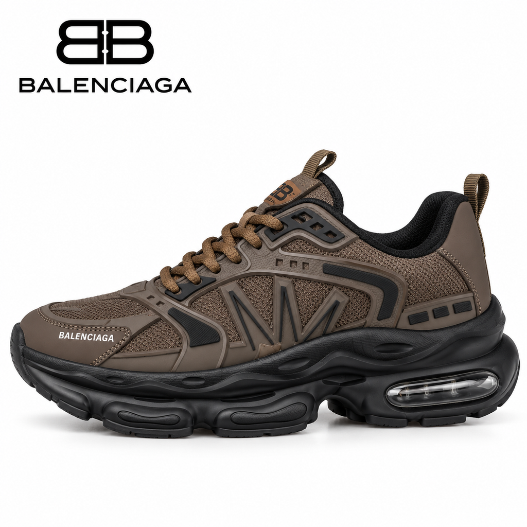 Balenciaga Sneakers – Dark Brown Chunky Sole