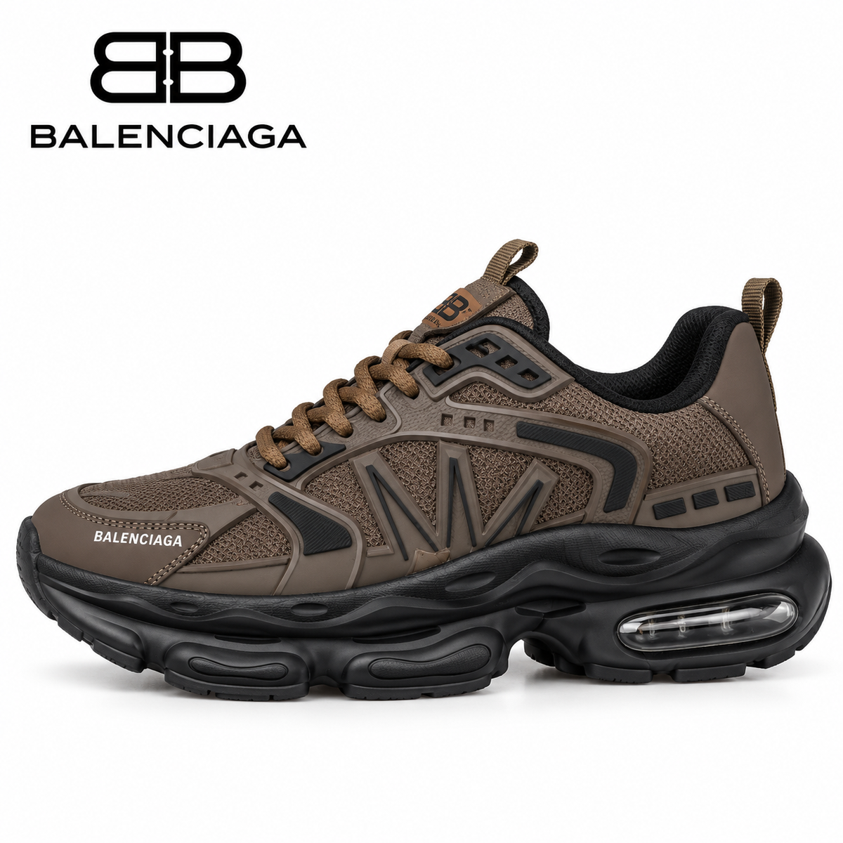 Balenciaga Sneakers – Dark Brown Chunky Sole