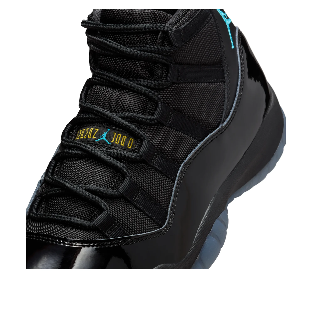 Nike Air Jordan 11 Retro Black & Icy Blue Sneakers