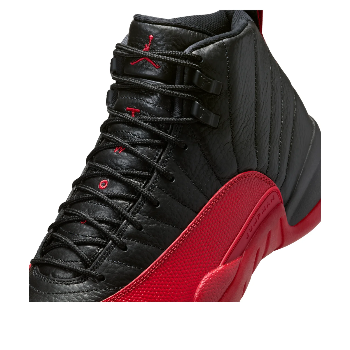 Nike Air Jordan 12 Retro Black & Red Sneakers