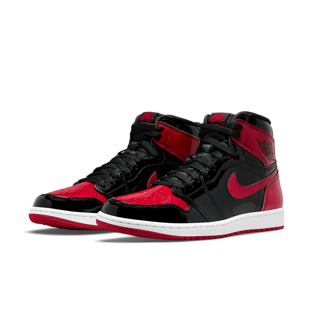 Nike Air Jordan 1 Retro High Black & Red Sneakers