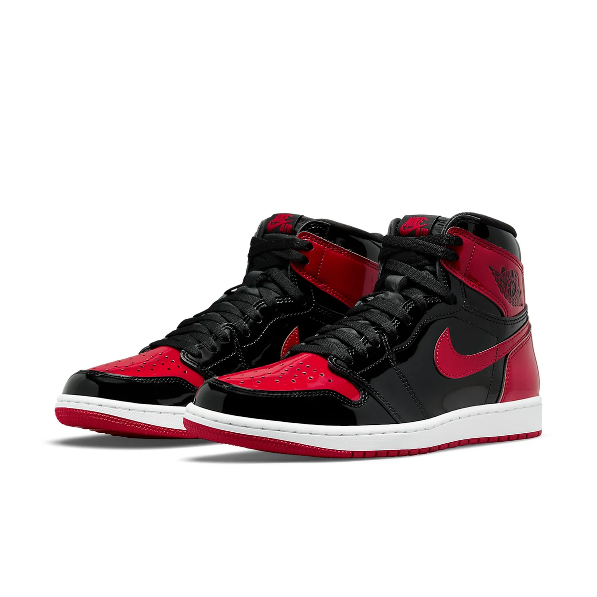 Nike Air Jordan 1 Retro High Black & Red Sneakers