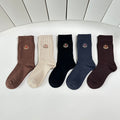 Moncler Cashmere Blend Knee-High Socks – 5-Pair Set #002