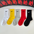 Nike Comfort Crew Socks – 5-Pair Set #002