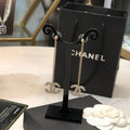 CHANEL Pearl Tassel Earrings