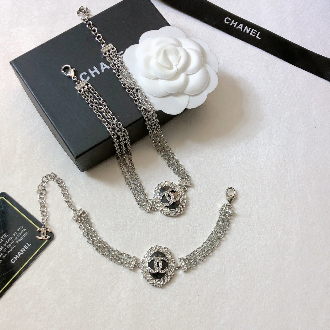 CHANEL Crystal Necklace