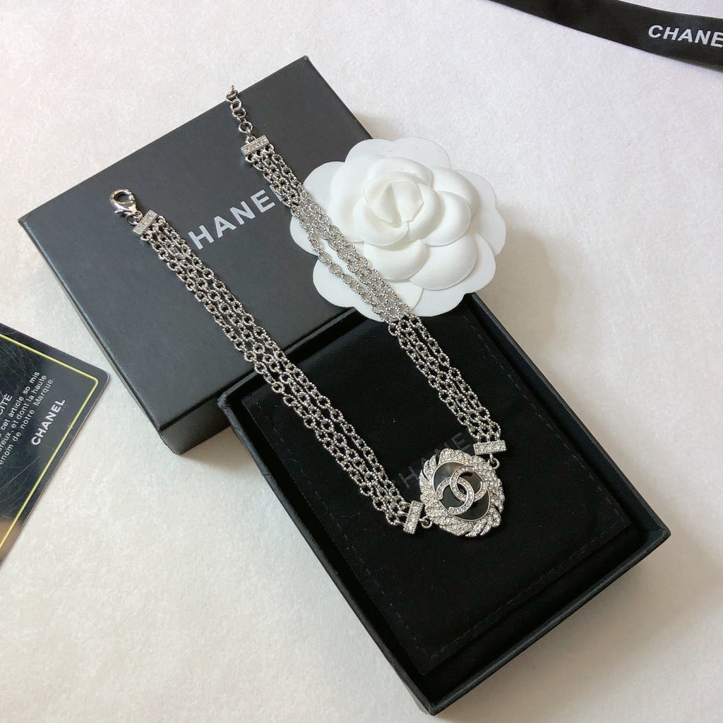 CHANEL Crystal Necklace