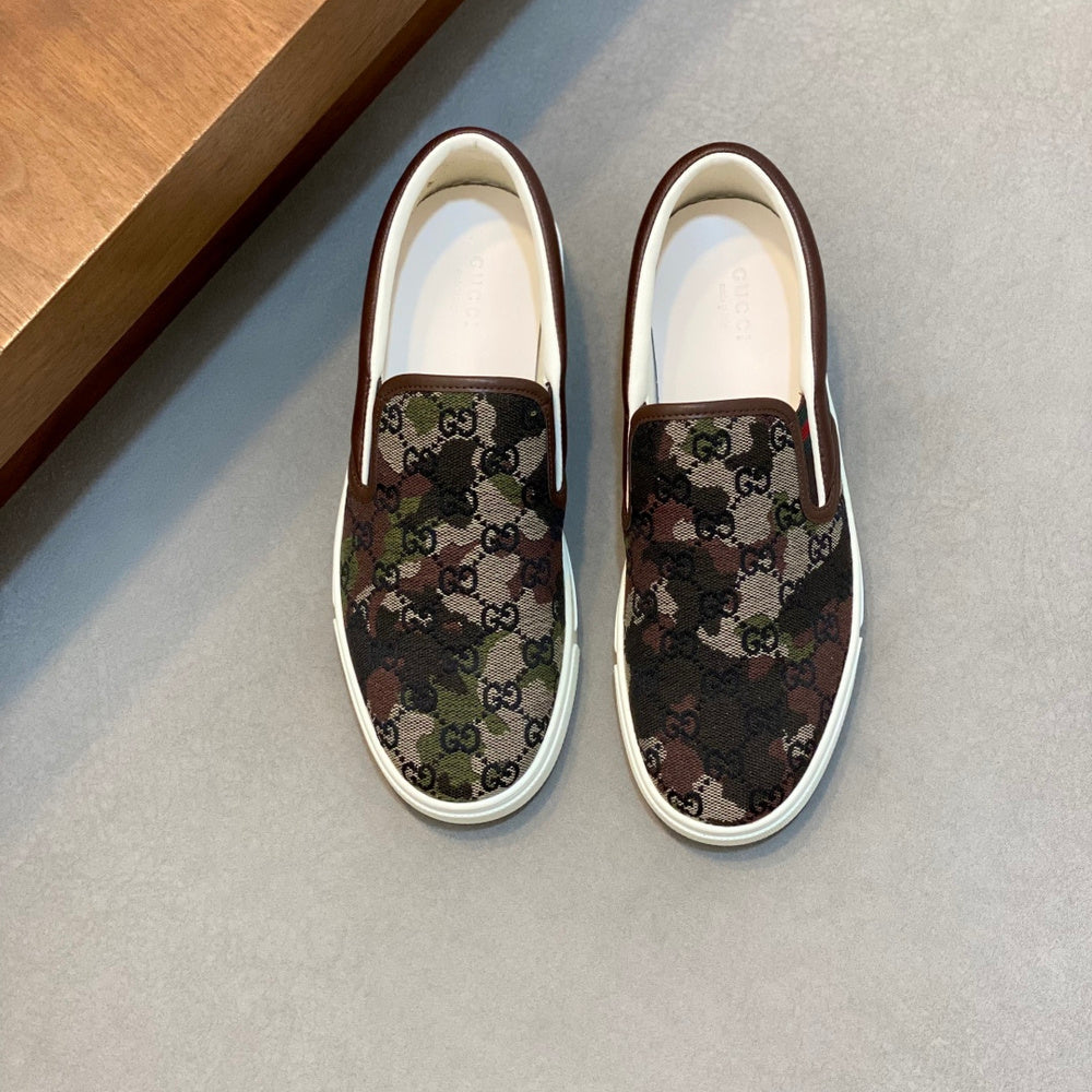 Gucci Men's Leather Sneakers Style 433229