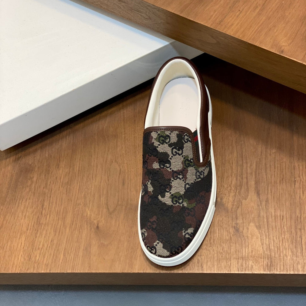 Gucci Men's Leather Sneakers Style 433229