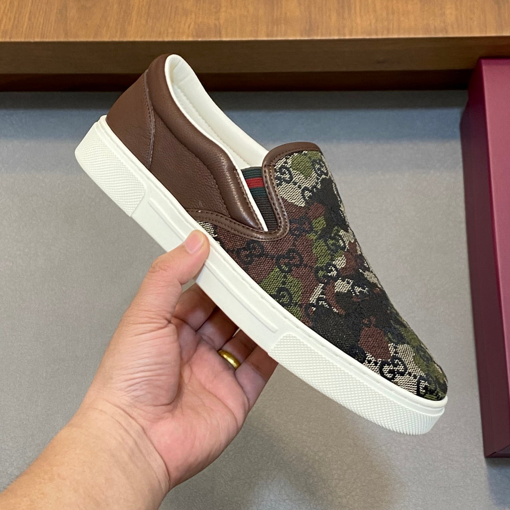 Gucci Men's Leather Sneakers Style 433229