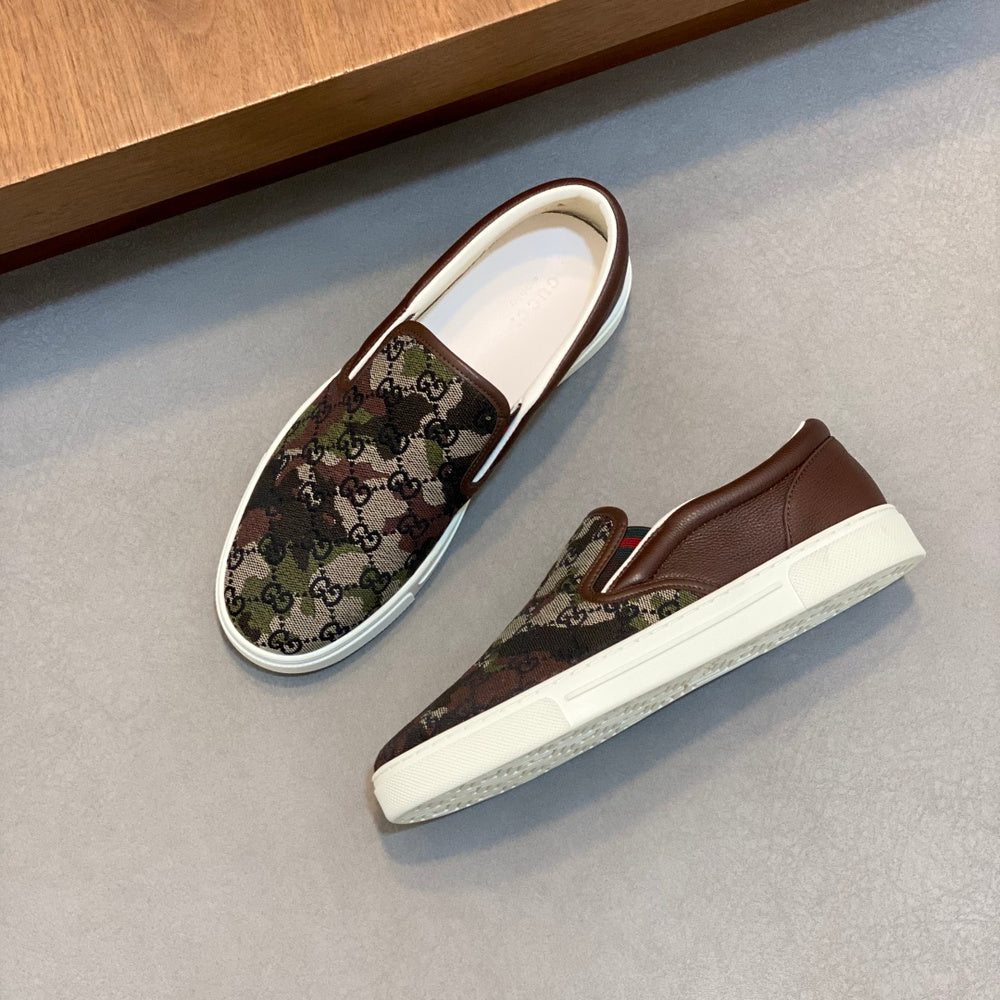 Gucci Men's Leather Sneakers Style 433229