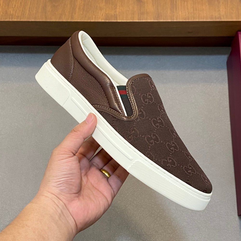 Gucci Men's Leather Sneakers Style 433228