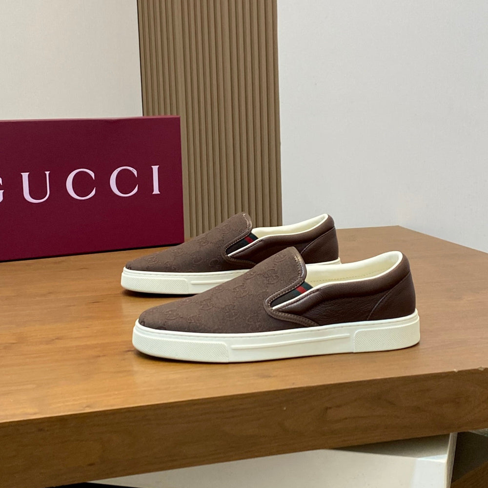Gucci Men's Leather Sneakers Style 433228