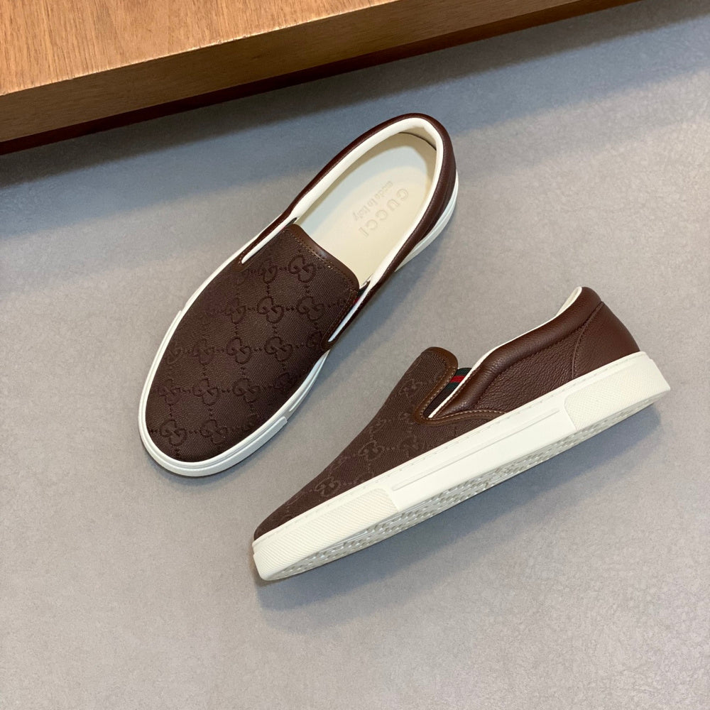 Gucci Men's Leather Sneakers Style 433228