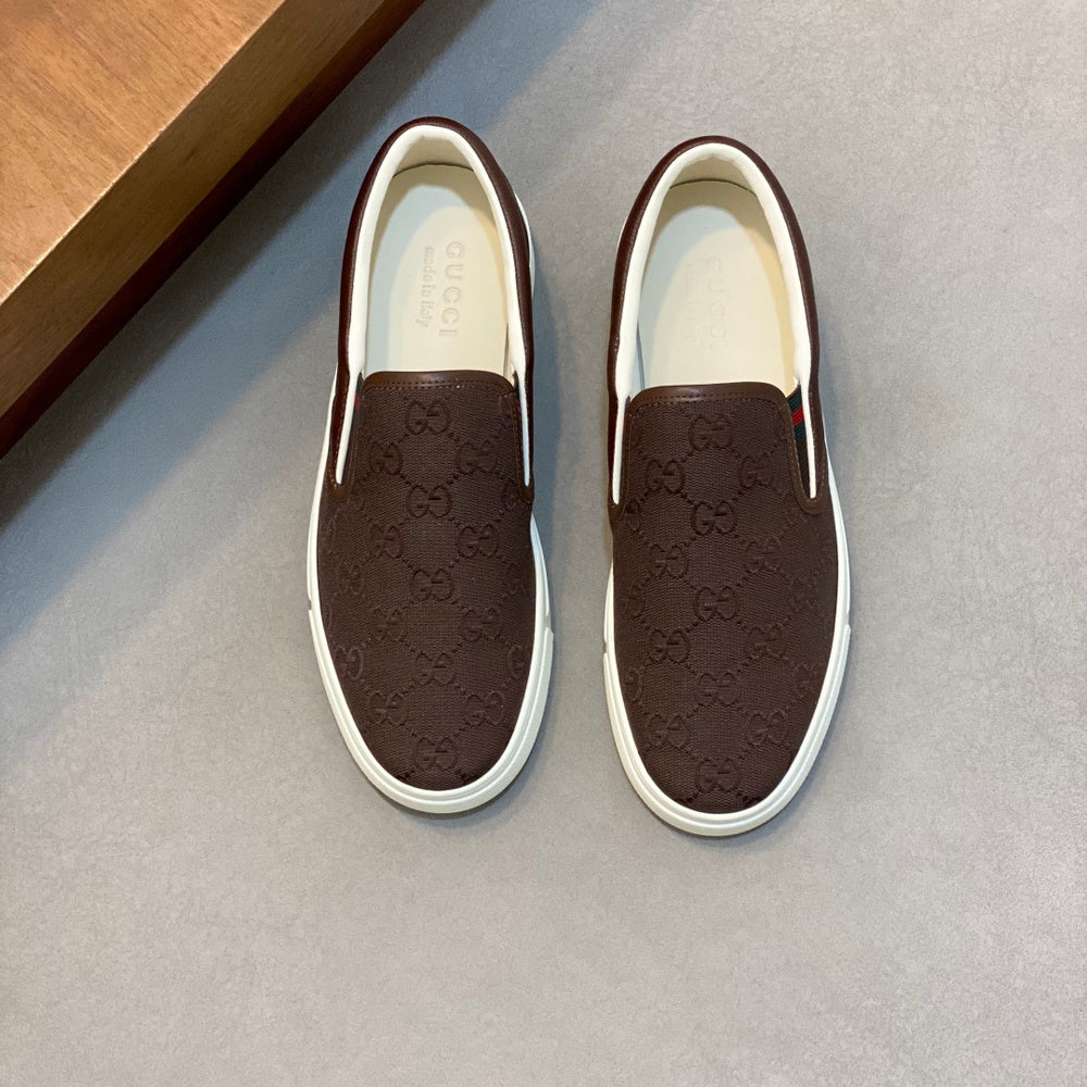 Gucci Men's Leather Sneakers Style 433228