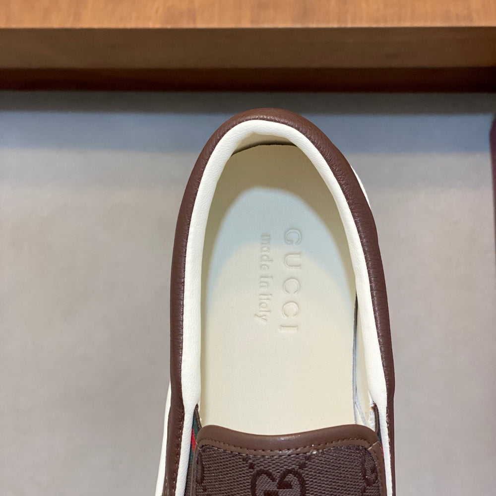 Gucci Men's Leather Sneakers Style 433228