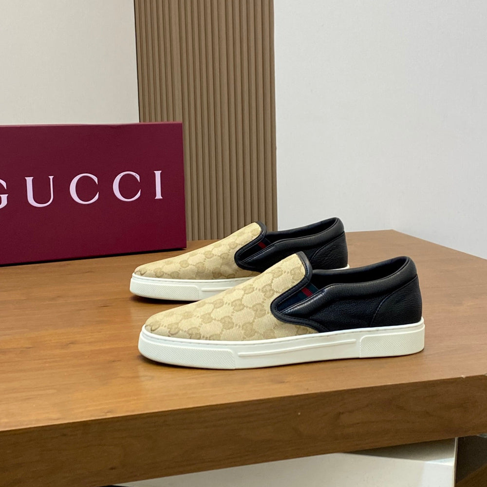 Gucci Men's Leather Sneakers Style 433227