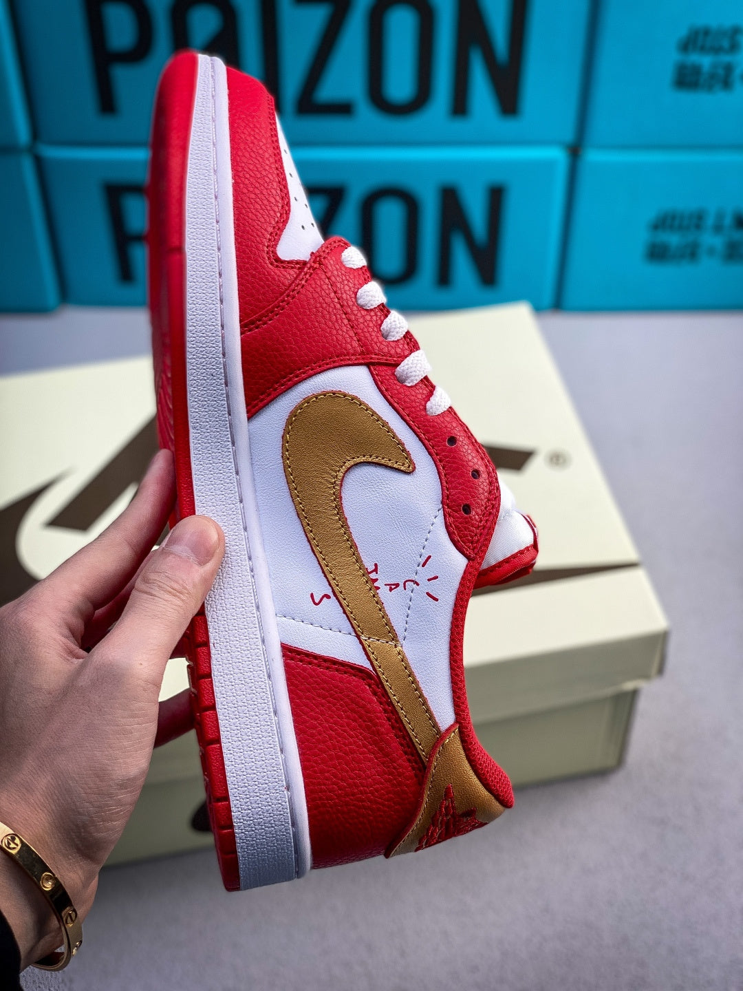 Fragment x Travis Scott x Nike Air Jordan 1 Low - Image 4