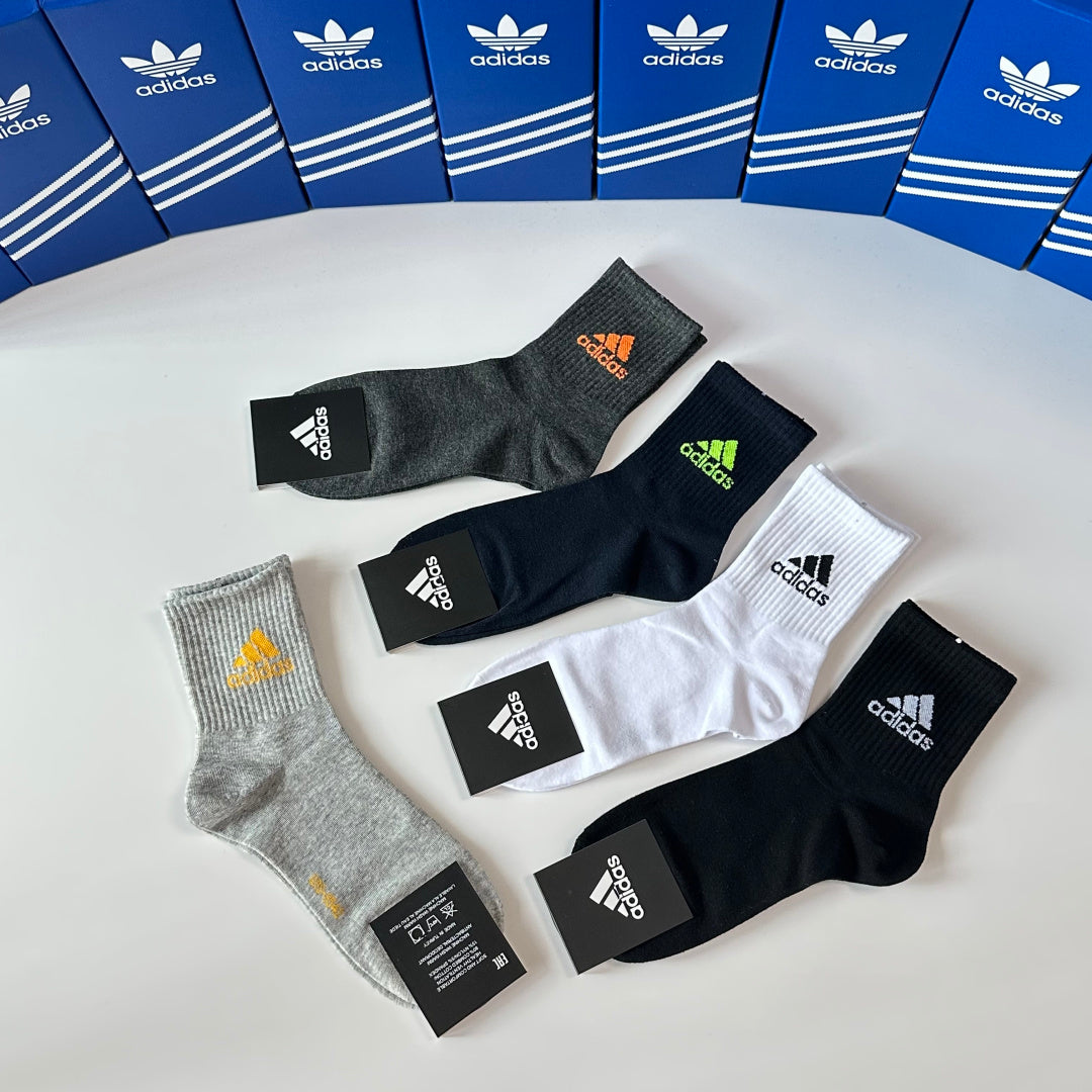 Adidas Comfort Crew Socks – 5-Pair Set #001