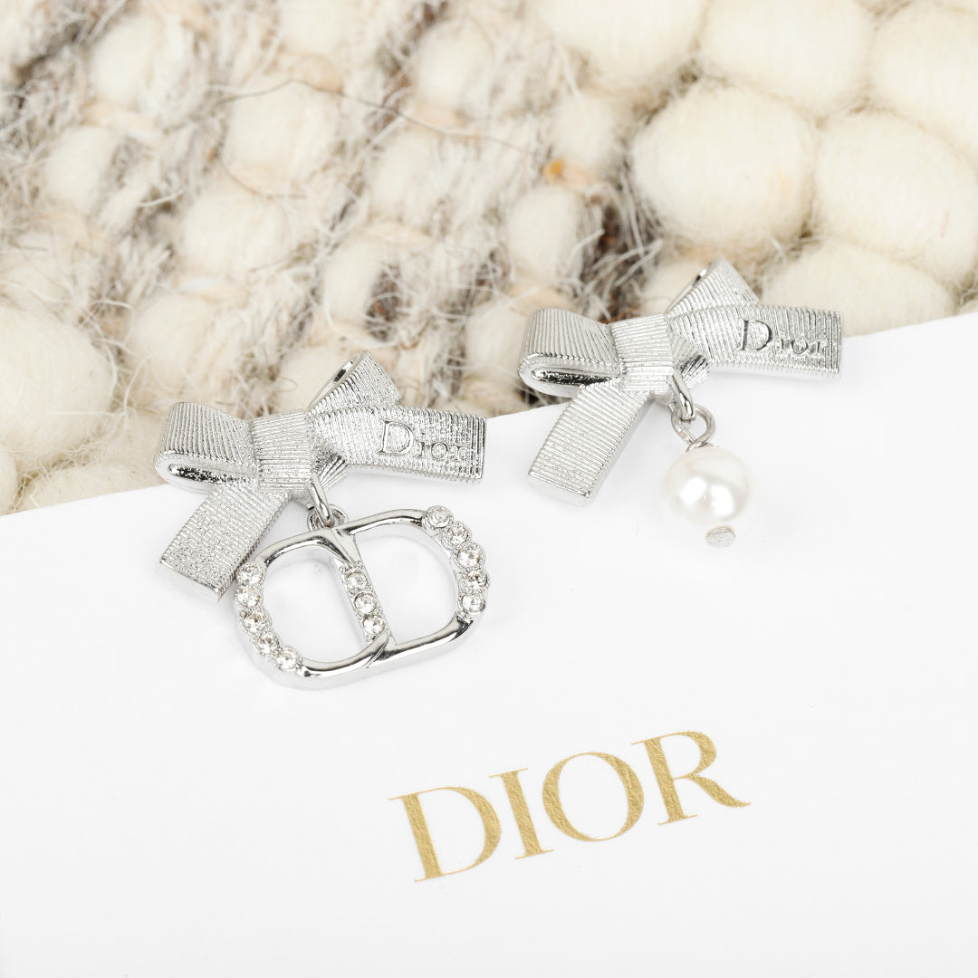 SWAROVSKI Crystal Bow Earrings