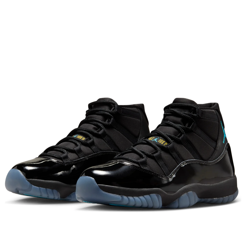 Nike Air Jordan 11 Retro Black & Icy Blue Sneakers