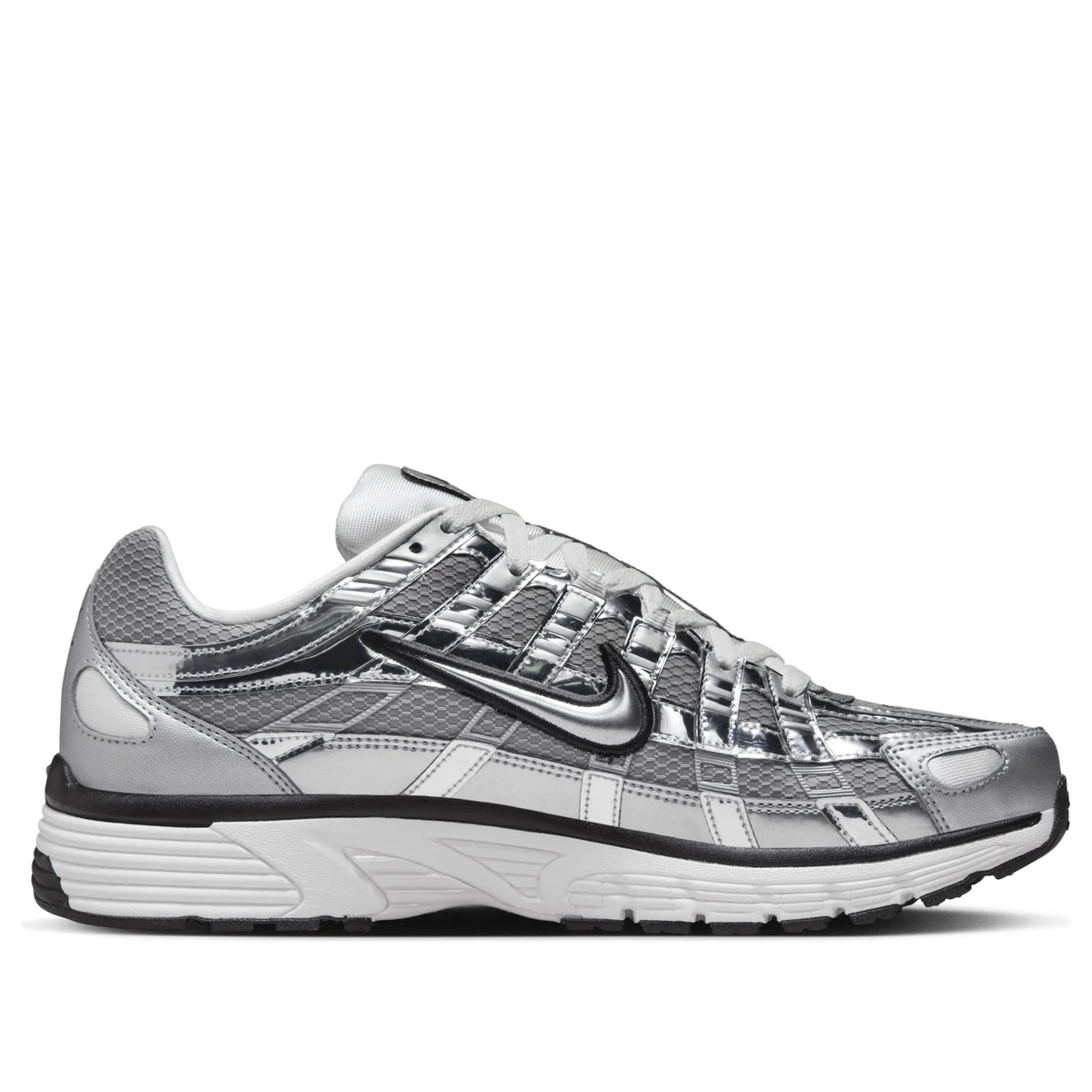 Nike P-6000 Metallic Silver Sneakers