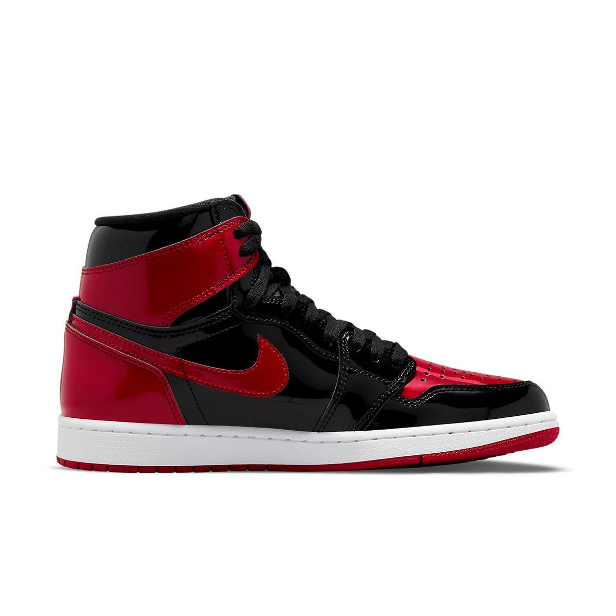 Nike Air Jordan 1 Retro High Black & Red Sneakers