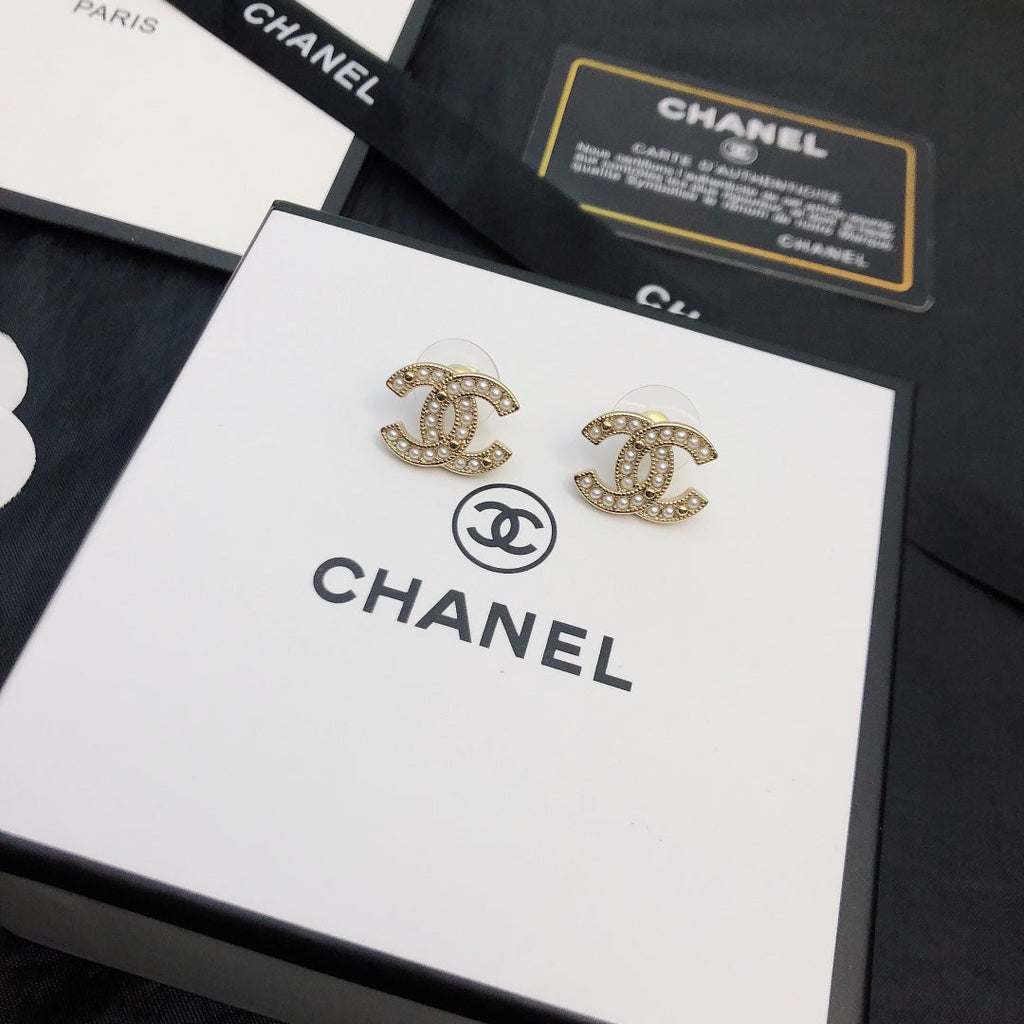 CHANEL P55 Double-C Earrings