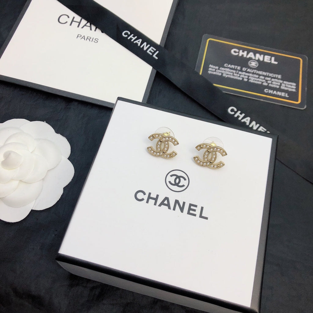 CHANEL P55 Double-C Earrings