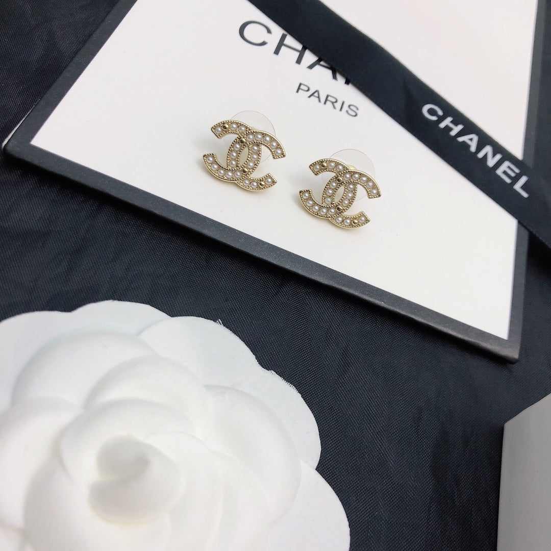 CHANEL P55 Double-C Earrings