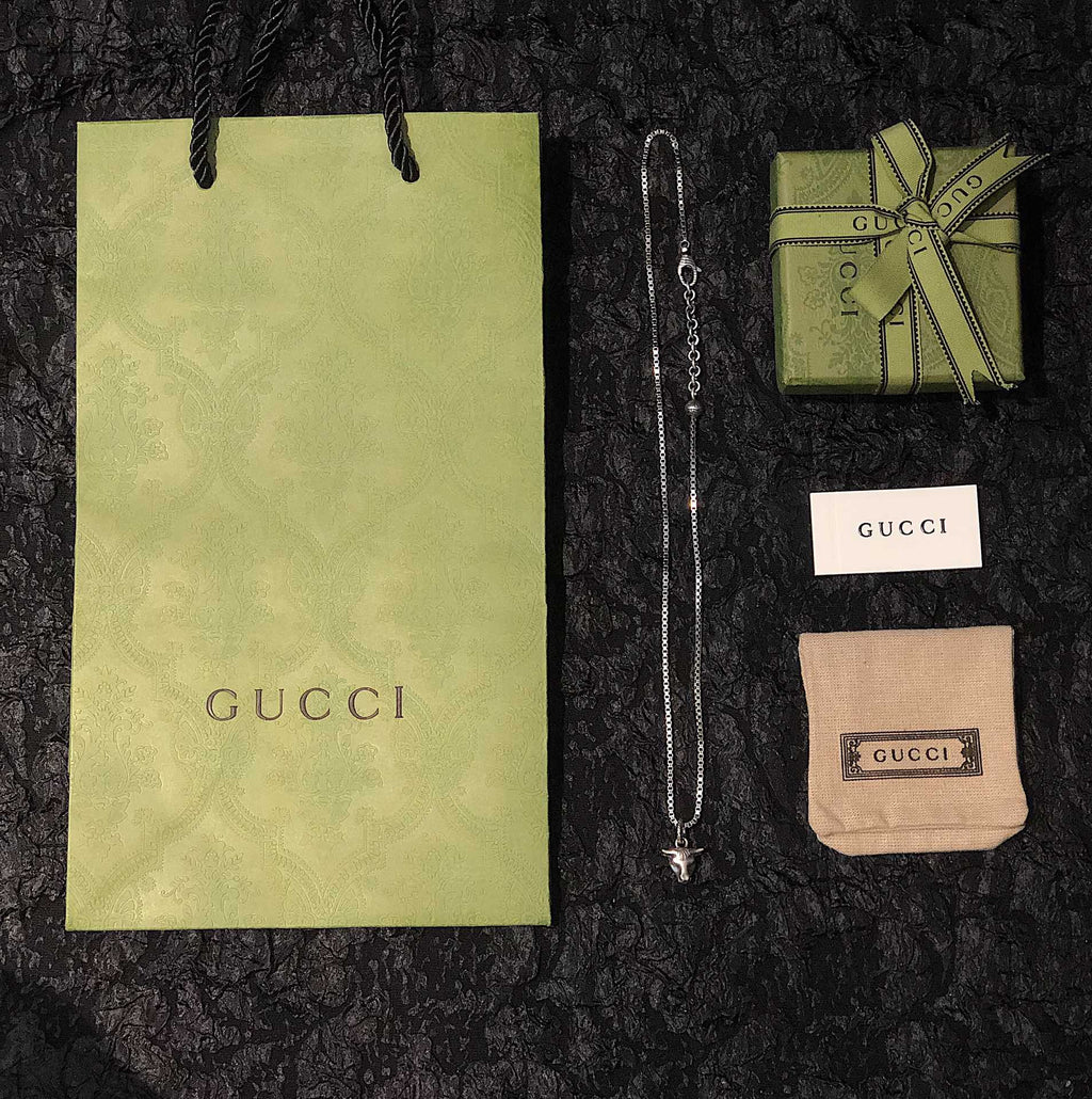 GUCCI 925 Sterling Silver Vintage Necklace