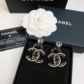 CHANEL Crystal Vintage Pendant Necklace