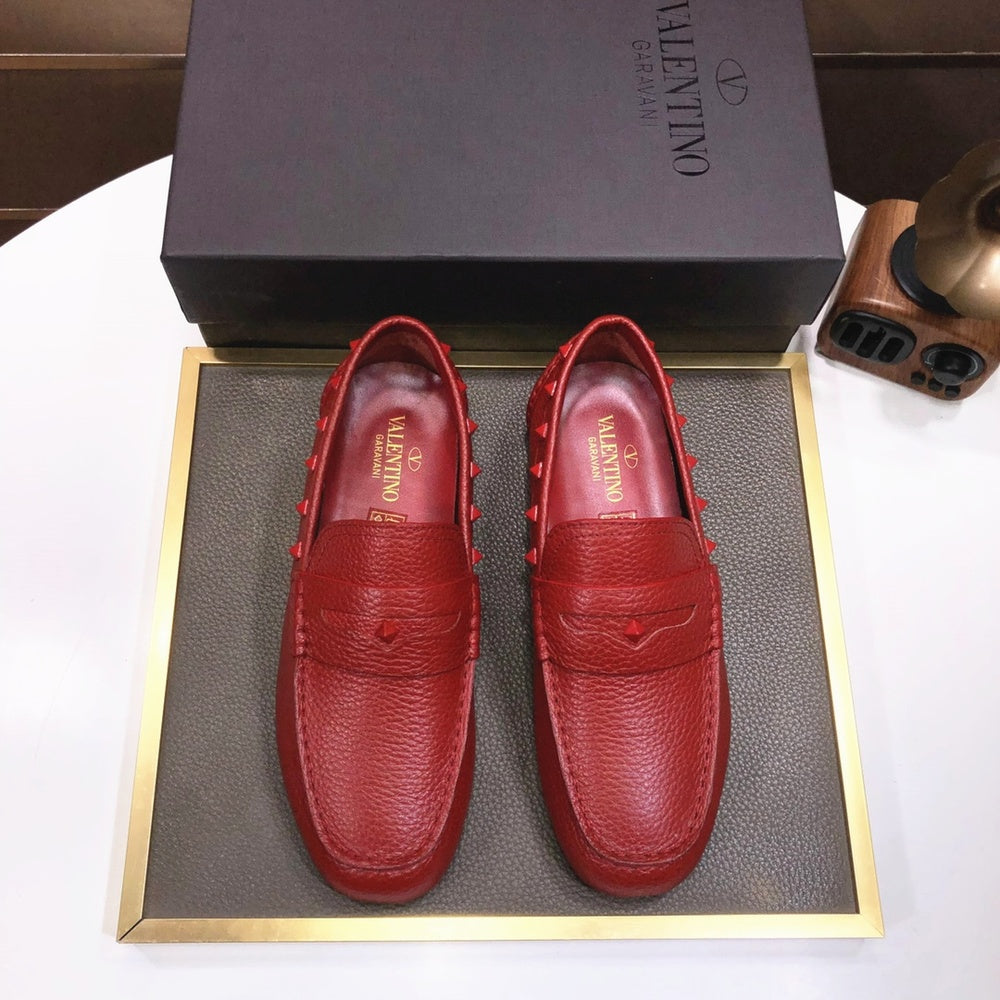 Valentino Leather Sneakers Style 432254