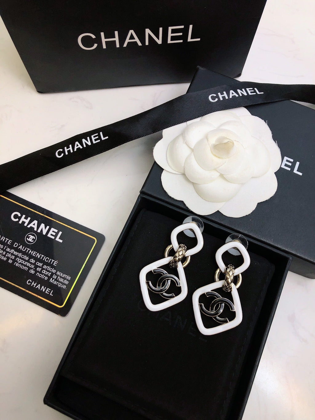 CHANEL Double-C Vintage Earrings
