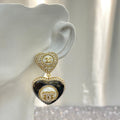 CHANEL Crystal Pendant Necklace