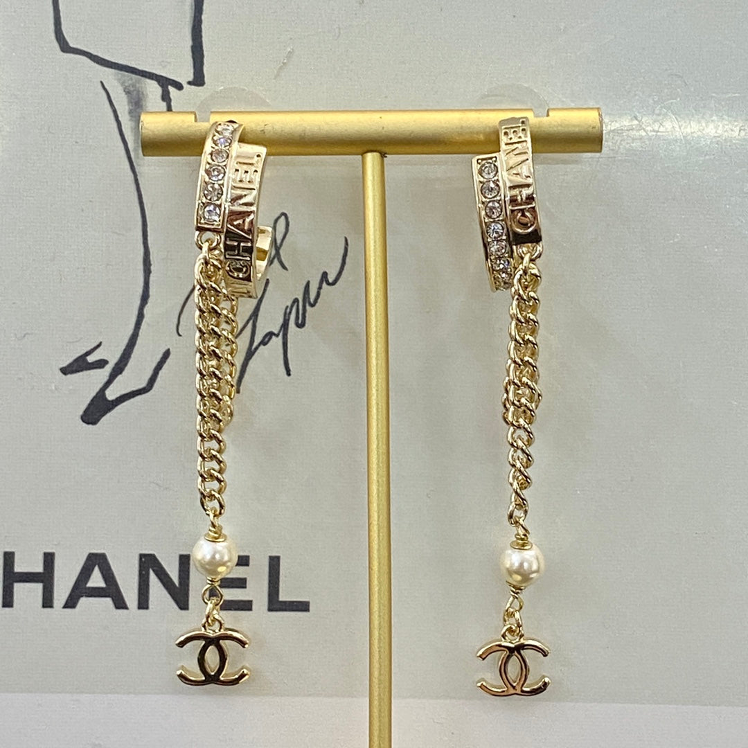 CHANEL Double-C Tassel Pendant Necklace