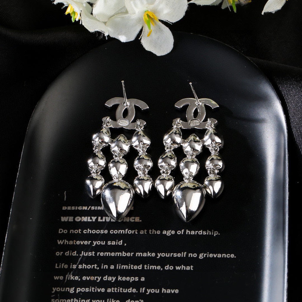 CHANEL P70 Crystal Earrings