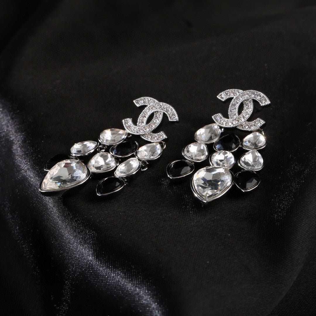 CHANEL P70 Crystal Earrings