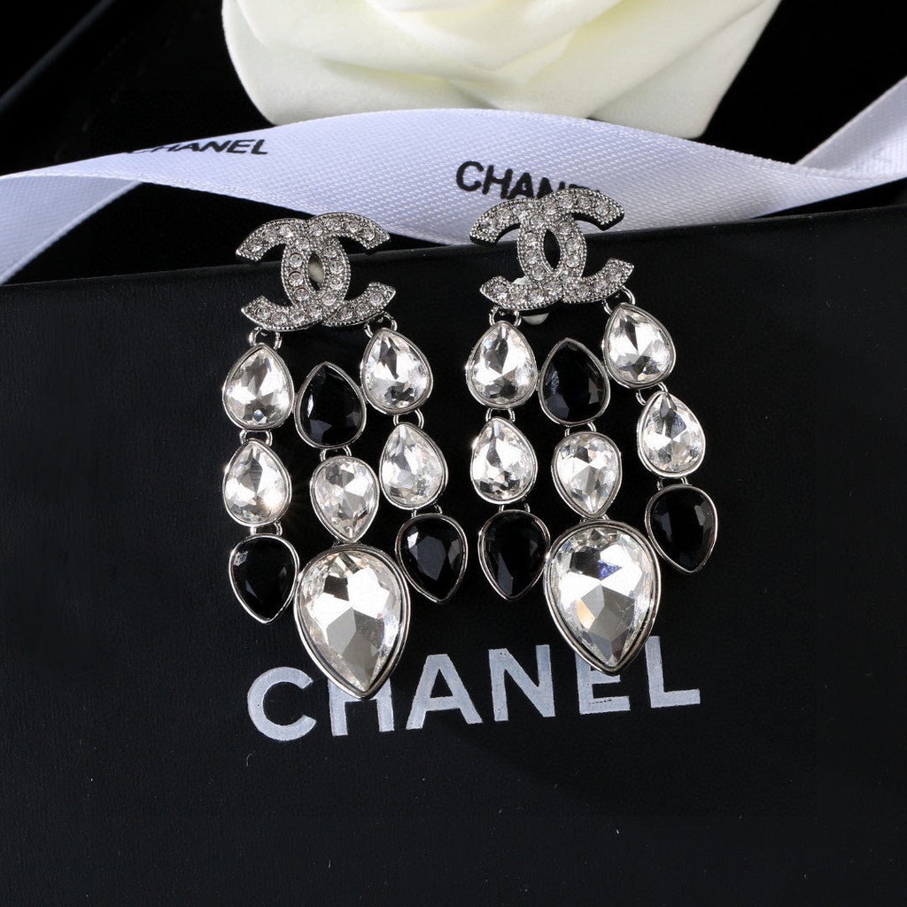 CHANEL P70 Crystal Earrings
