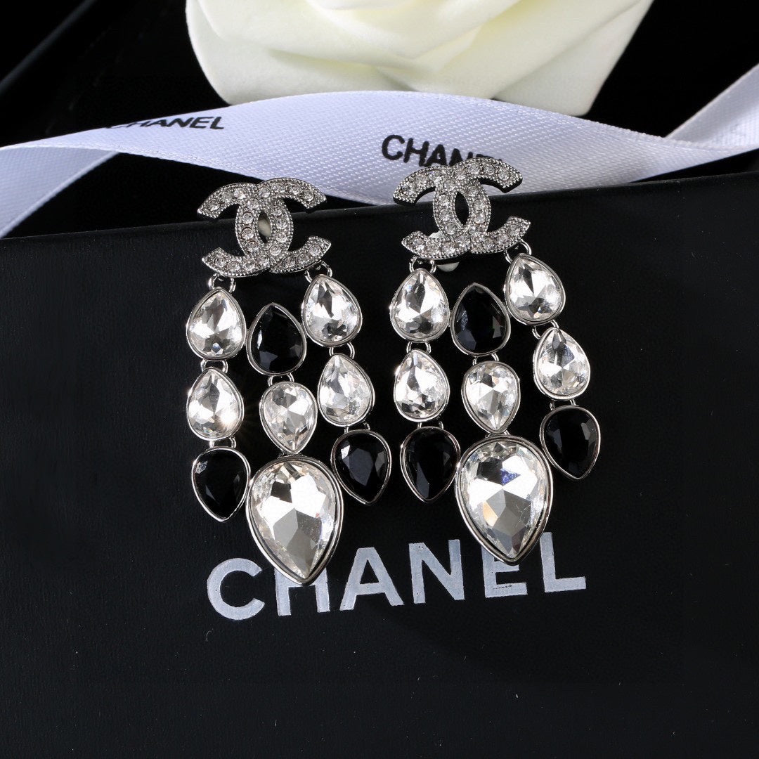 CHANEL P70 Crystal Earrings