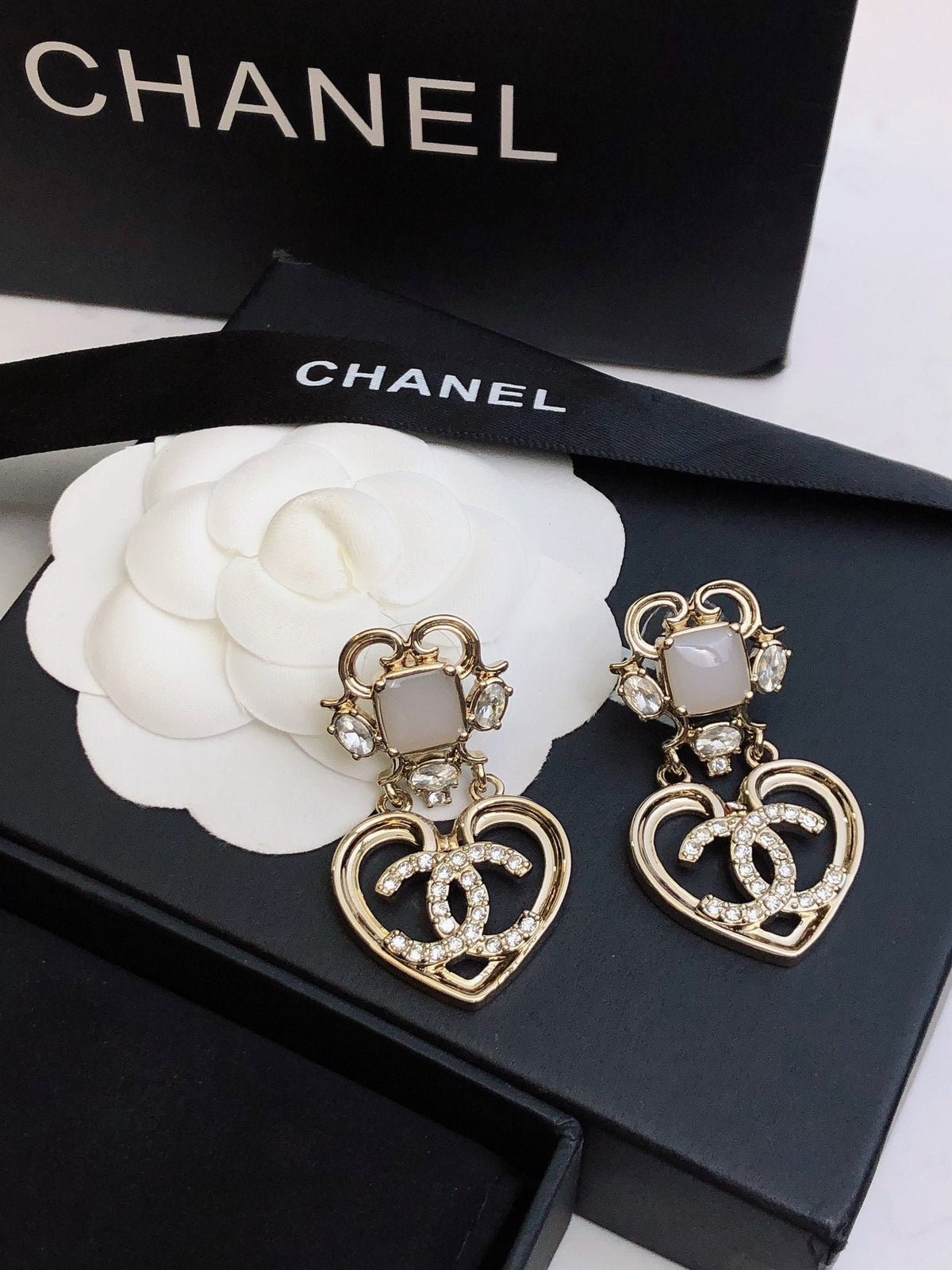 CHANEL Double-C Earrings