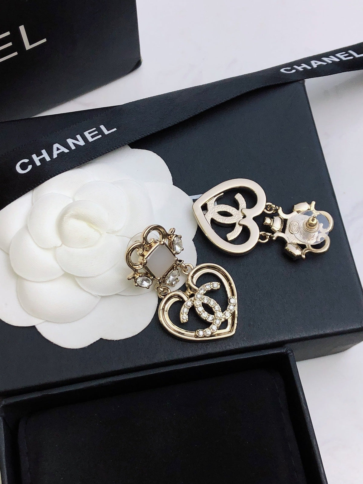 CHANEL Double-C Earrings