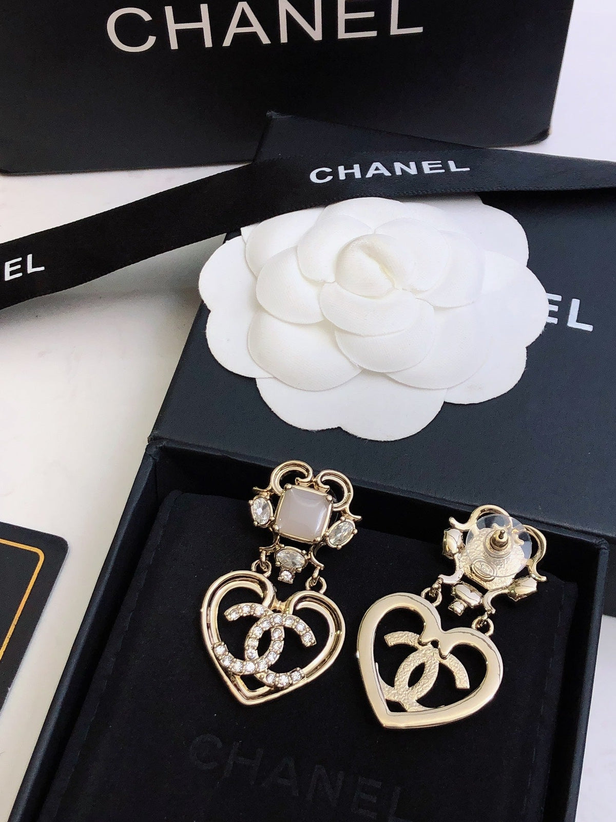 CHANEL Double-C Earrings