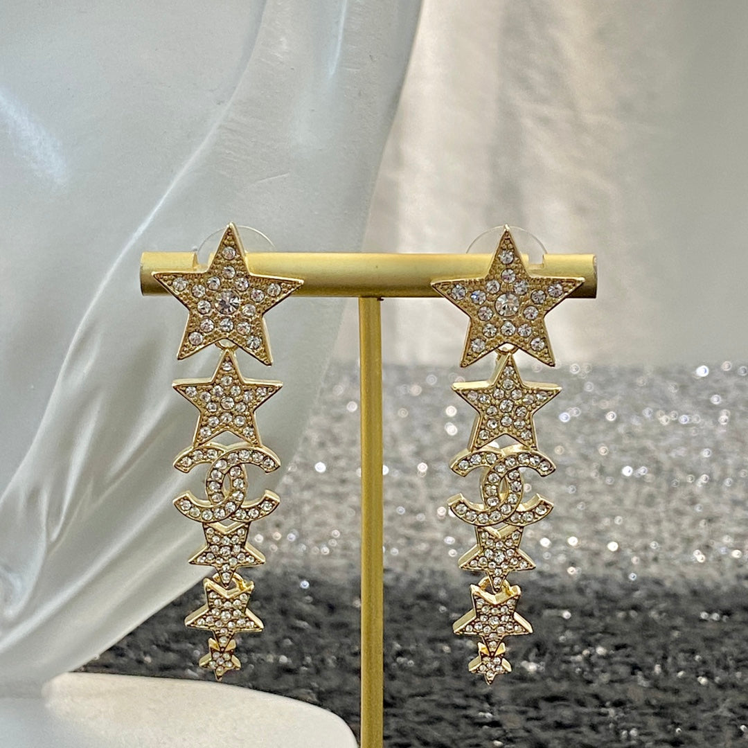 CHANEL P80 Tassel Earrings