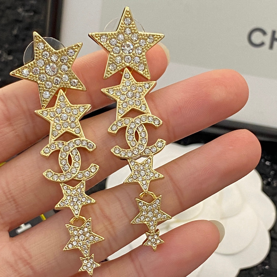CHANEL P80 Tassel Earrings