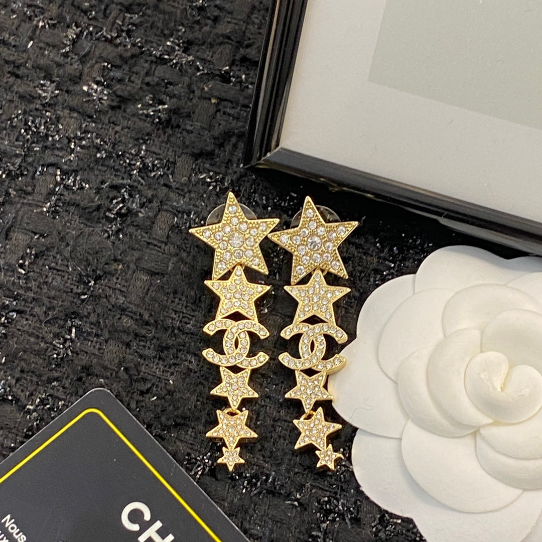 CHANEL P80 Tassel Earrings